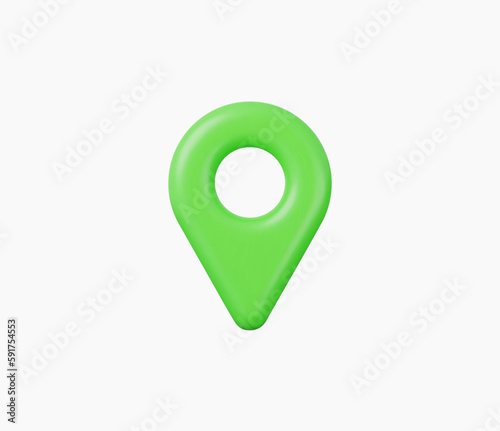 3d Realistic Location map pin GPS pointer markers vector illustration