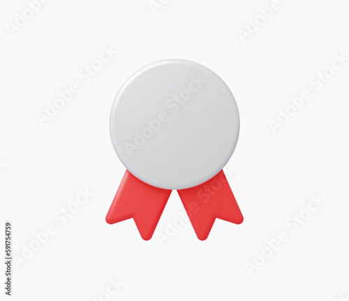 3d Realistic Badge Icon vector illustration.