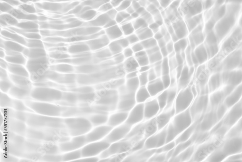 Abstract white transparent water shadow surface texture natural ripple background