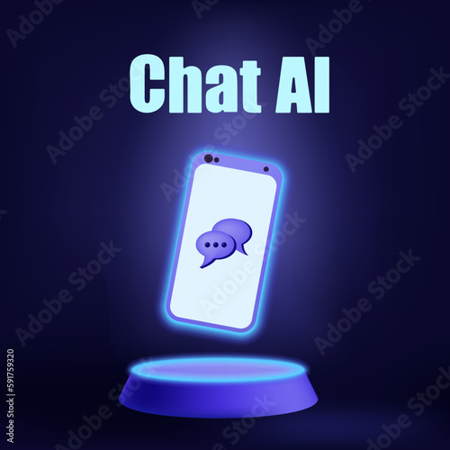 Chatbot, using and chatting artificial intelligence chat bot developed by tech company. Digital chat bot, robot application, conversation assistant concept. Optimizing language models for dialogue