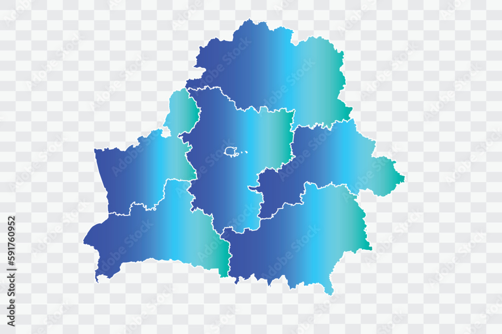 Belarus Map teal blue Color Background quality files png