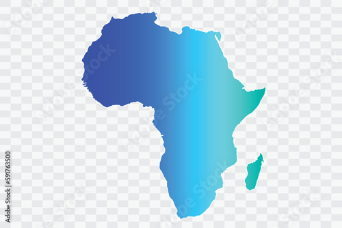 Africa Map teal blue Color Background quality files png