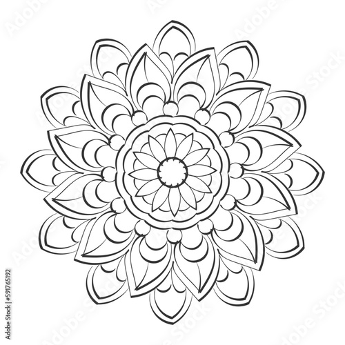 Mandala Art design in circle. Simple mandala design floral mandala art beautiful mandala artwork