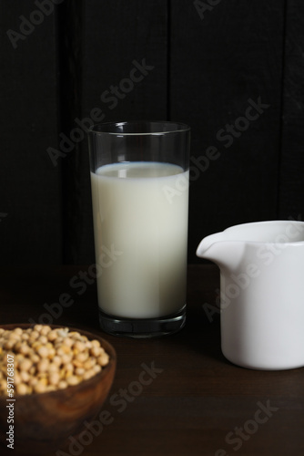 Soy milk and soy, composition for healthy food concept