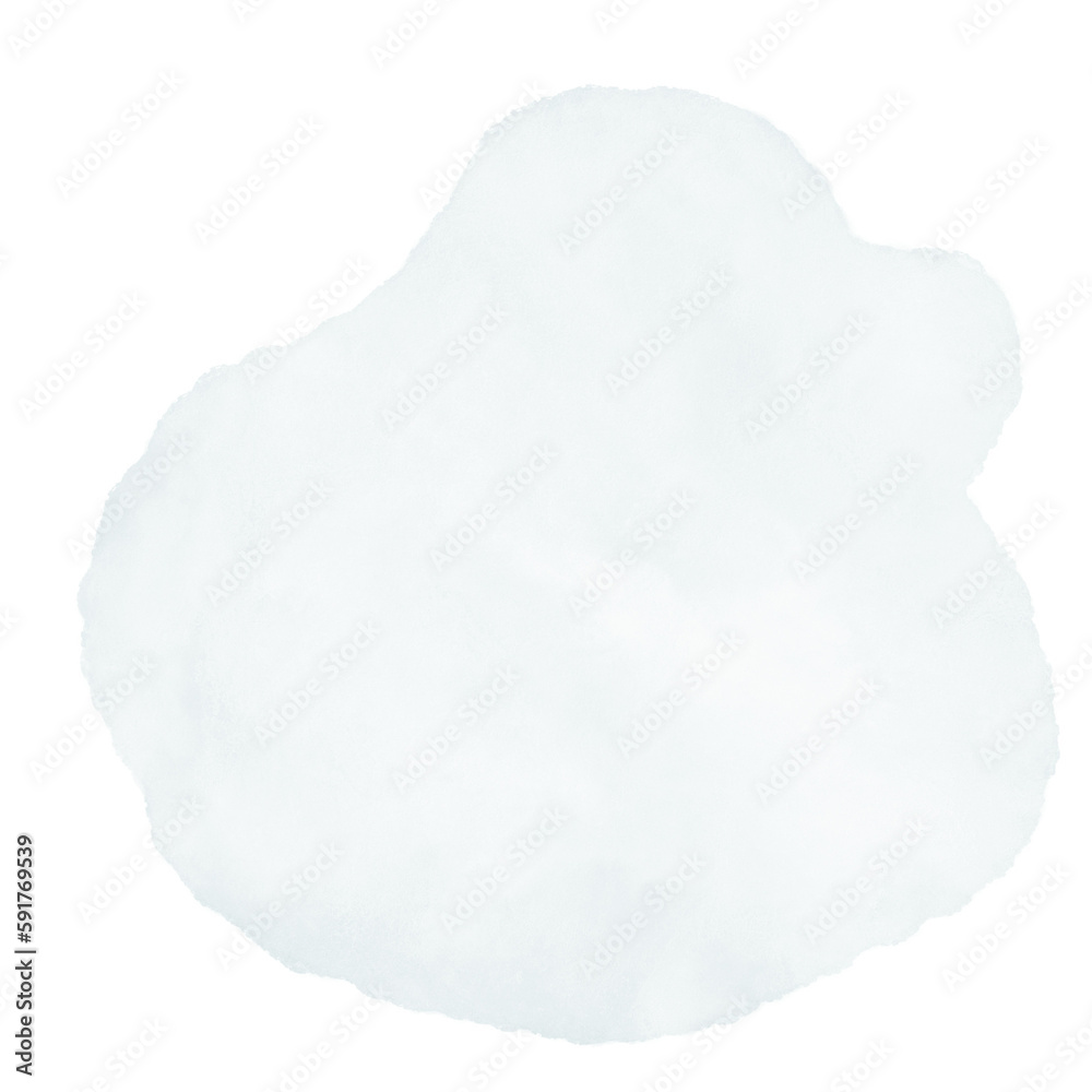 Grey White Watercolour Shapes