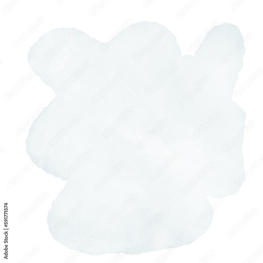Grey White Watercolour Shapes Grey White Watercolour Shapes