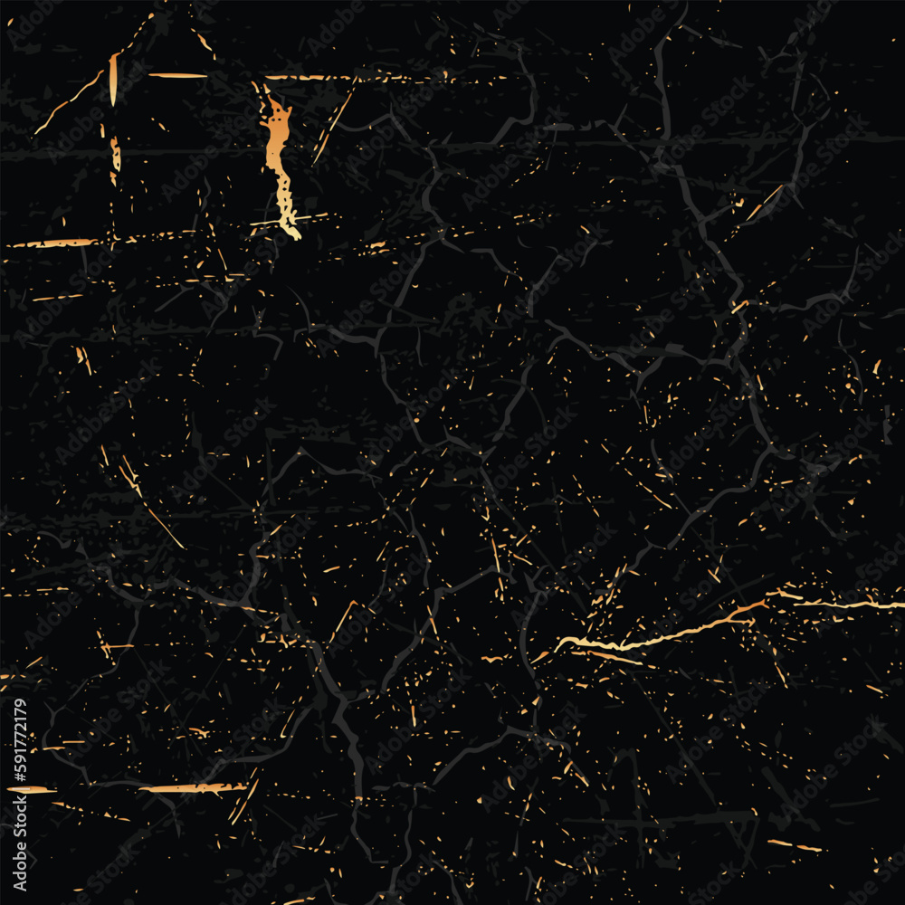 Luxury Black and Gold Marble texture background vector. Panoramic ...