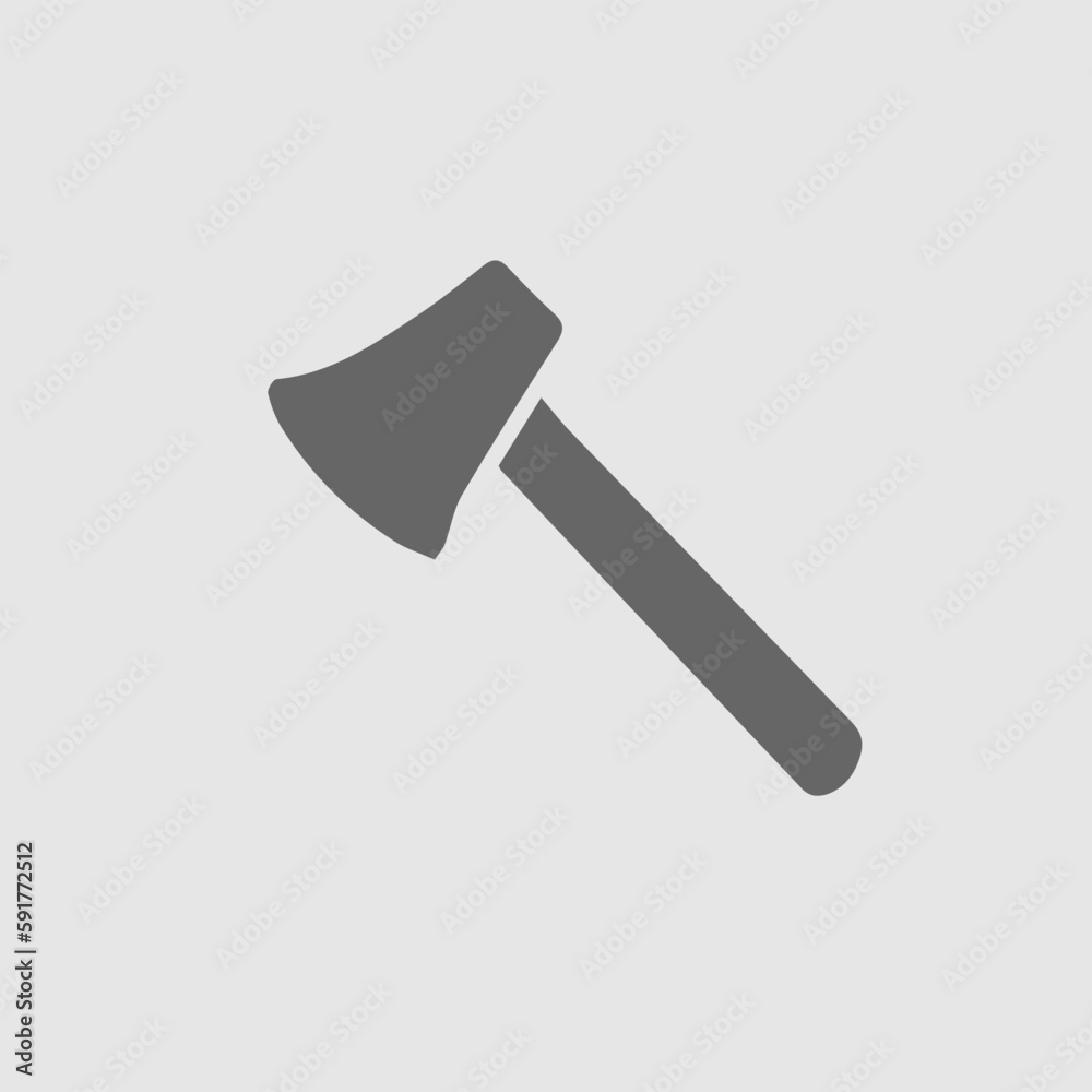 Axe vector icon eps 10. Simple isolated pictogram. Axe vector icon eps 10. Simple isolated pictogram.