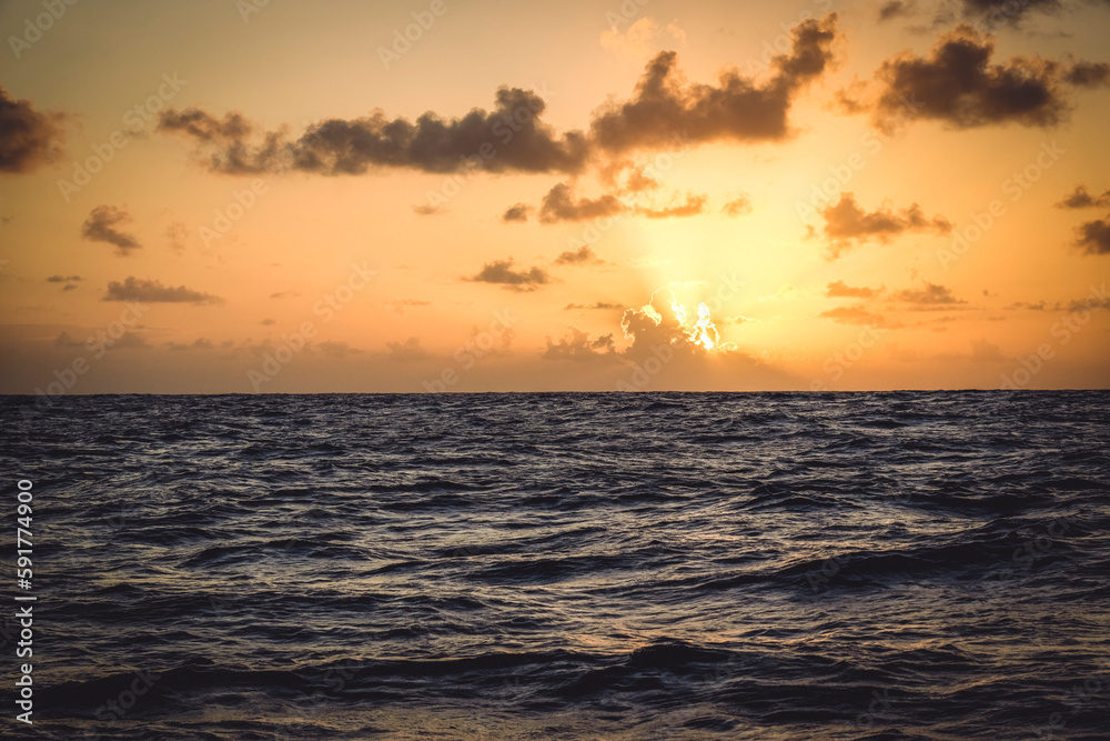 Atlantischer Ozean Sonnenuntergang