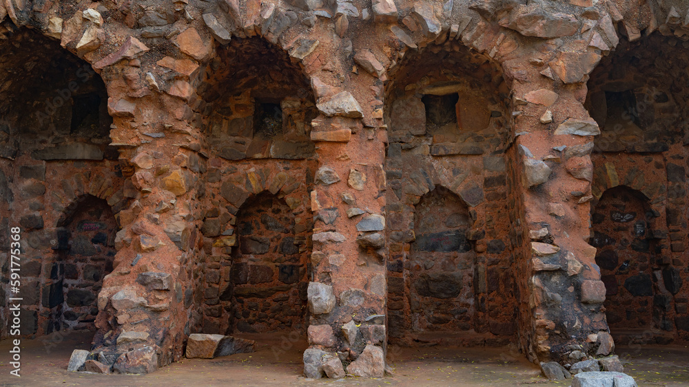 Fototapeta premium Hauz Khas fort monuments is a tourism place located in New Delhi, India