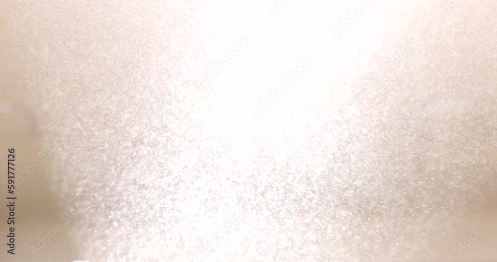 White sanding dust swirling at bright light from lamp in room. Small particles against beige walls. Renovation process in apartment slow motion White sanding dust swirling at bright light from lamp in room. Small particles against beige walls. Renovation process in apartment slow motion