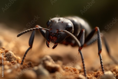 ant on a leaf © Roland