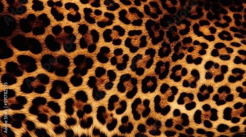 Leopard spots pattern background texture  dots  cheetah  animals  design  Generative AI