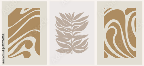 Flower market print set. Flower market poster concept template perfect for postcards, wall art, banner etc. Retro 70s, 80s, 90s botanical design.
