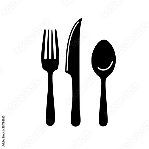 Tableware vector illustration isolated on transparent background