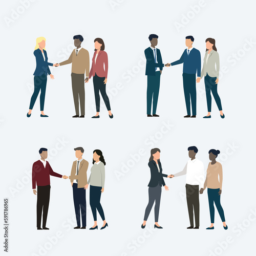 people closing business and finance deal