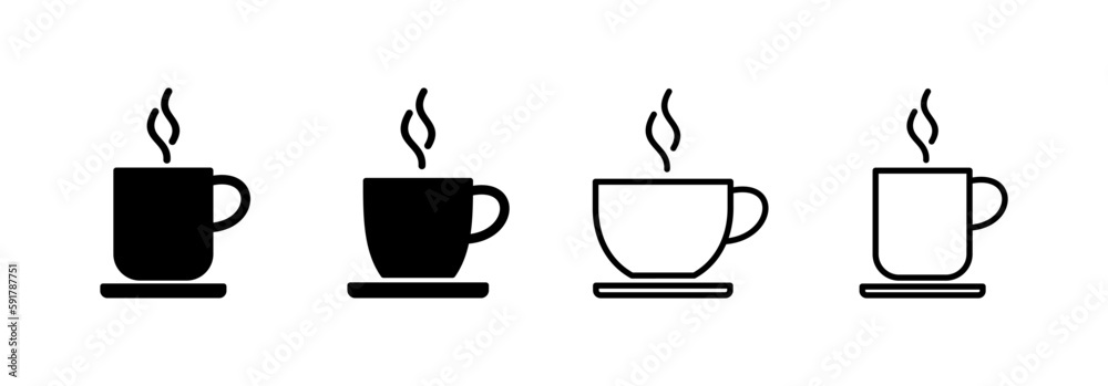 coffee cup icon vector for web and mobile app. cup a coffee sign and symbol coffee cup icon vector for web and mobile app. cup a coffee sign and symbol