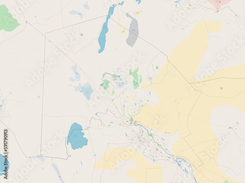 Karakalpakstan  Uzbekistan. OSM. No legend