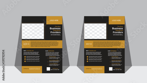 Corporate modern a4 size flayer for business and company.