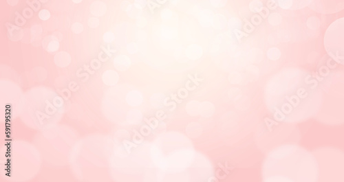Abstract bokeh background Pink and white