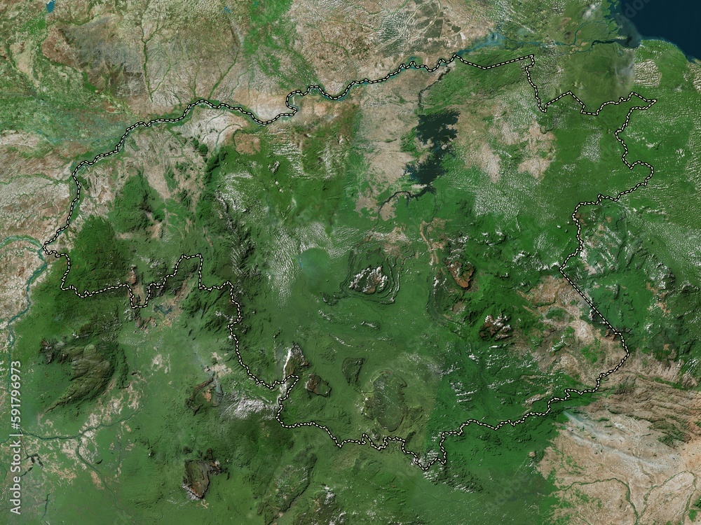 Bolivar, Venezuela. High-res satellite. No legend Bolivar, Venezuela. High-res satellite. No legend