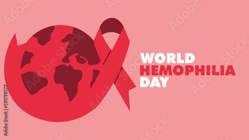 WORLD HEMOPHILIA DAY VECTOR DESIGN POSTER, CARD, BANNER