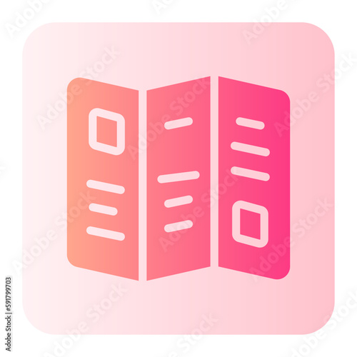 brochure gradient icon