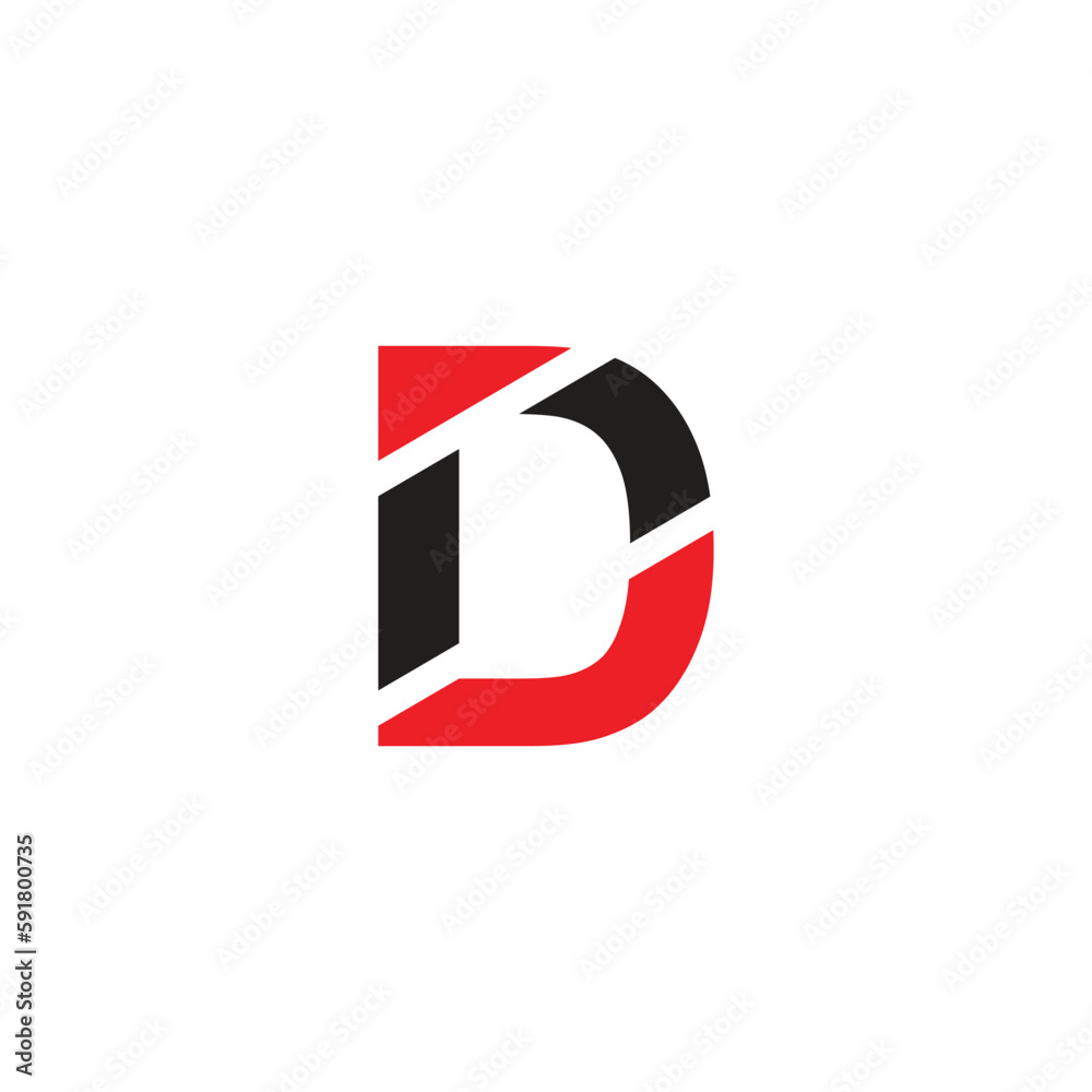 D letter creative fonts monogram icon symbol. Universal elegant luxury alphabet vector design, d logo