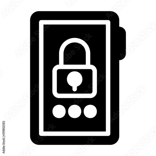 mobile lock icon