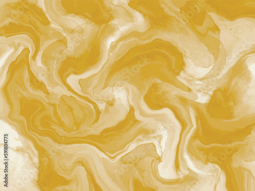 Soft beige marble texture background design. Vector beige, brown watercolor fluid painting background design. Dye elegant splash style. Fluid art wallpaper for design, print, invitations.