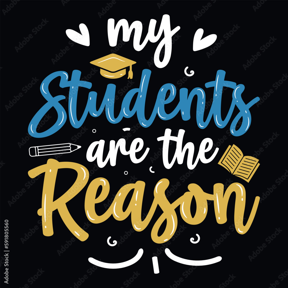 Elementary school teachings typography graphics tshirt design 