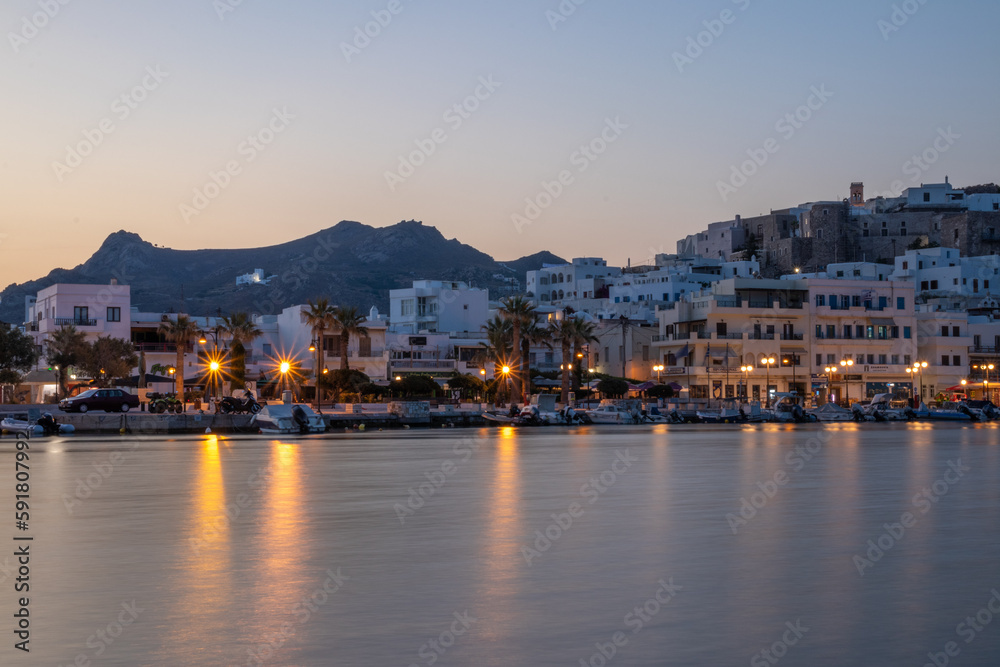 Obraz premium Surise in Naxos, Cyclades island Greece