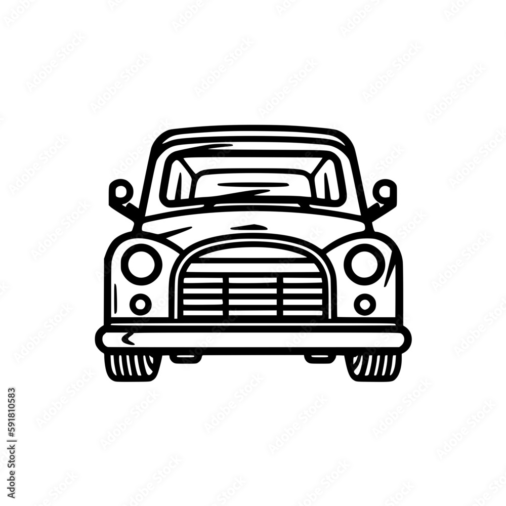 Car vector illustration isolated on transparent background
