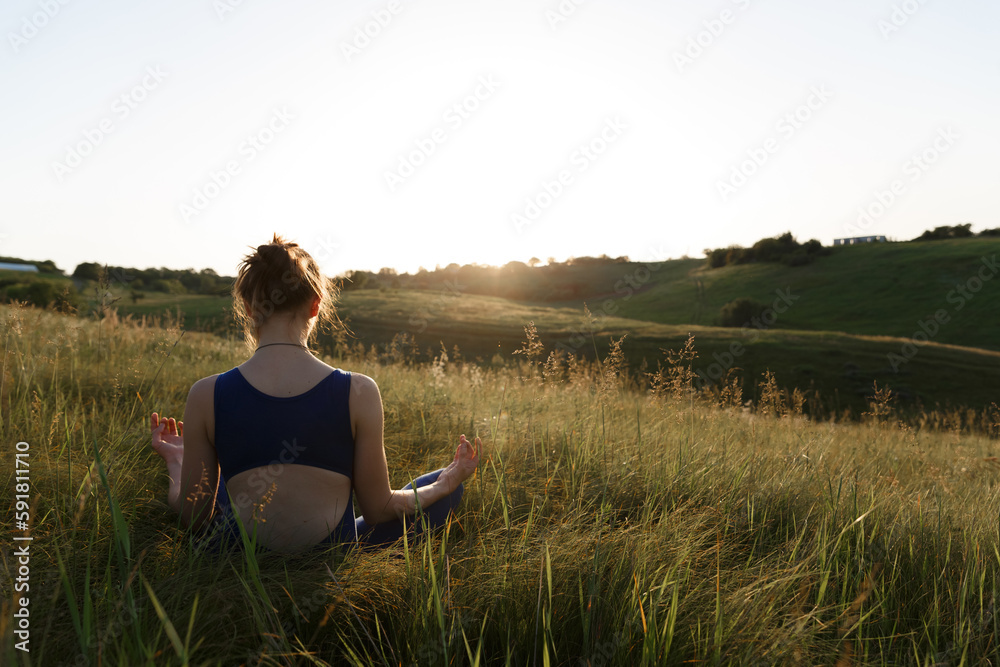 people doing sports in nature, people doing yoga in nature, sunset yoga, sports, running, yoga

