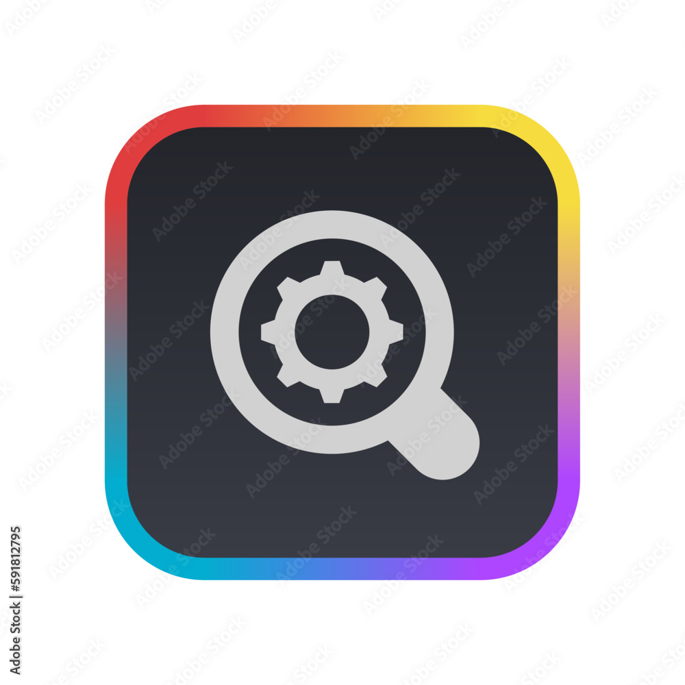 Search Analytics - Pictogram (icon) Search Analytics - Pictogram (icon)