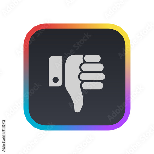 Thumbs Down - Pictogram (icon) 