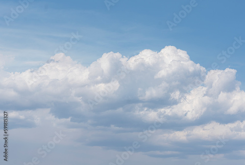 Fototapeta Naklejka Na Ścianę i Meble -   Summer sky with clouds. Cloudscape, sky only