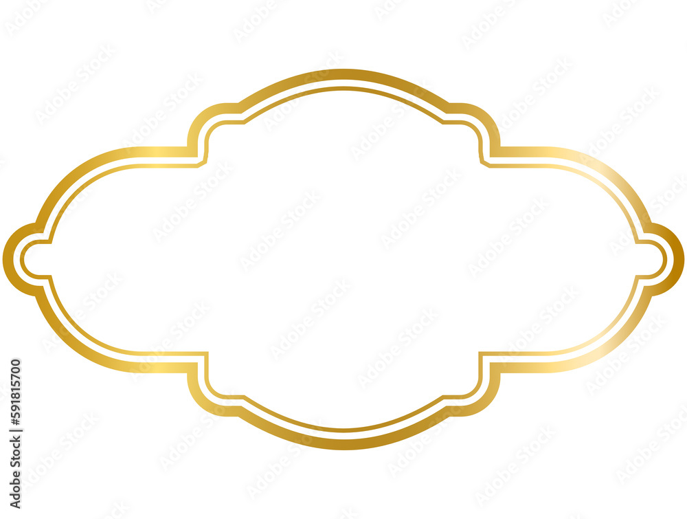 decorative frames banner label collection png transparent background transform Your designs with gold frame