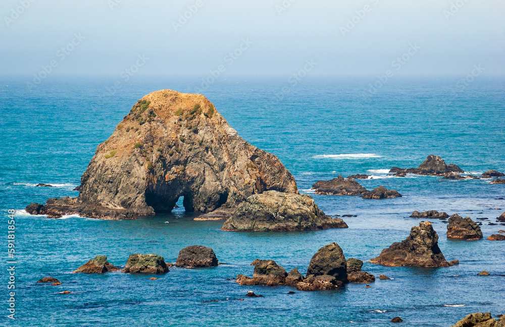 Sonoma Coast State Beach on a Hazy Summer Morning Sonoma Coast State Beach on a Hazy Summer Morning