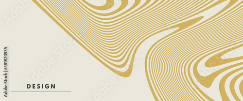 Psychedelic pattern with melting and distorting lines. The geometric background by stripes. 3d vector illustration for brochure, annual report, magazine, poster, presentation, flyer or banner.