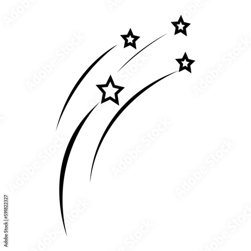 Star icon vector. Sparkle illustration sign. shine symbol. space logo.