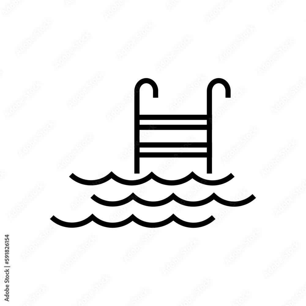 pool icon vector design. Swimming pool icon.
pool icon vector design. Swimming pool icon.