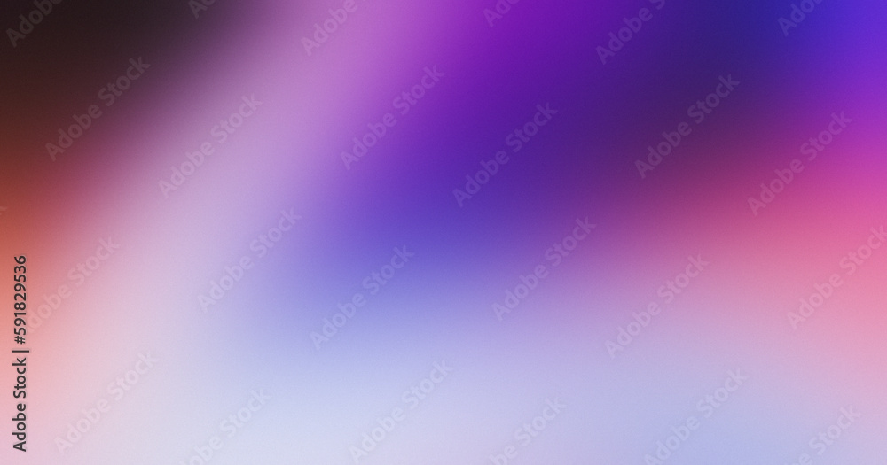 Purple white blue pink background, grainy gradient abstract color poster design, wide banner size, copy space