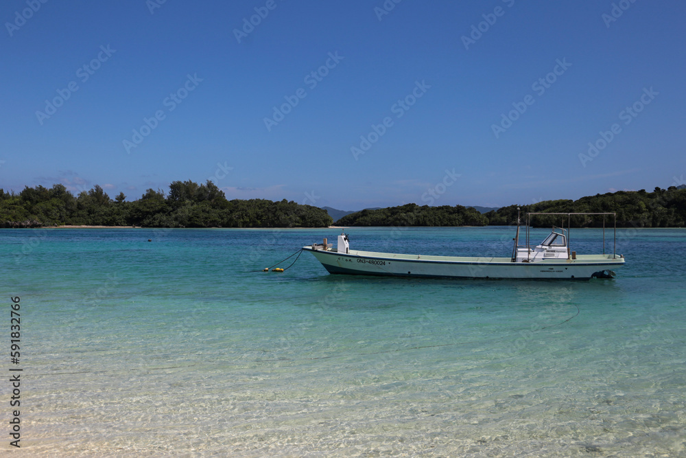 boat on the beach Ishigaki