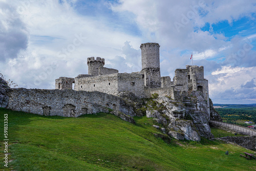 Ogrodzieniec Castle ruins in Poland