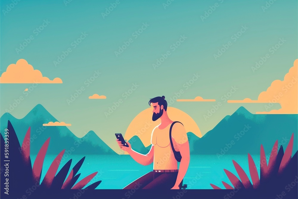 Work Illustration, Generative AI, Illustration