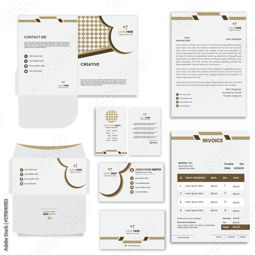 corporate stationary design