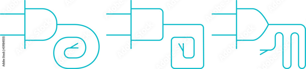 electrical plugs, plug for switching on electrical equipment, electricity and conductors, разобран по слоям electrical plugs, plug for switching on electrical equipment, electricity and conductors, разобран по слоям