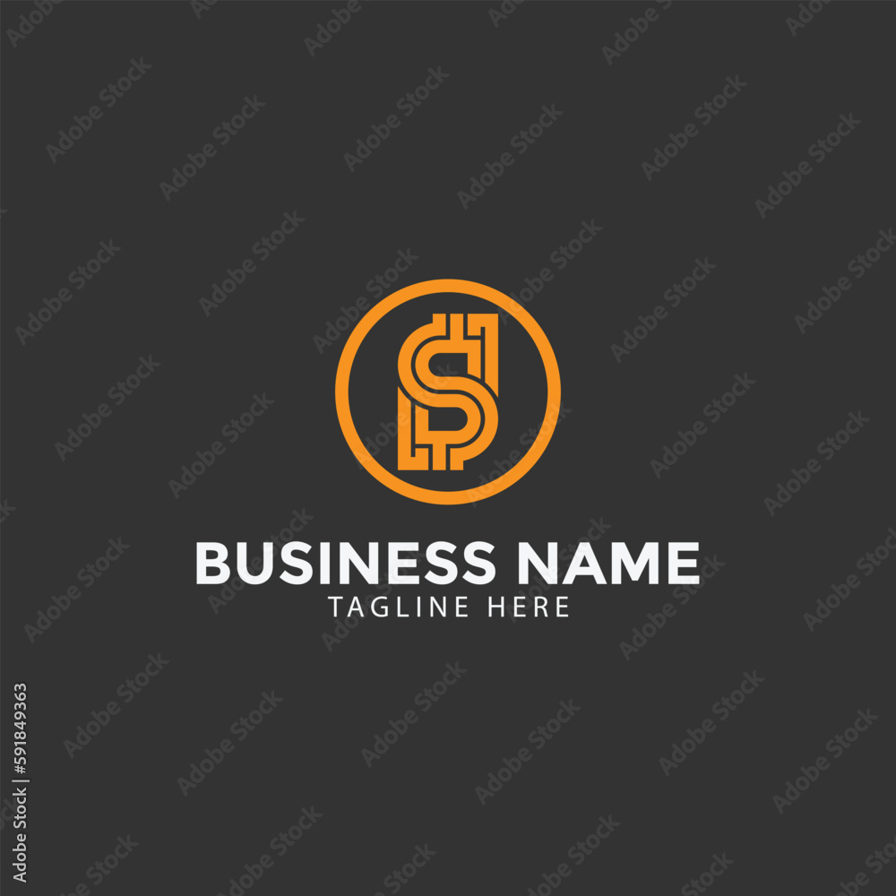 S crypto logo design template vector, Letter S crypto coin business logo S crypto logo design template vector, Letter S crypto coin business logo