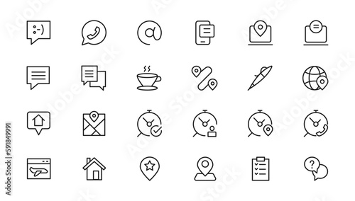 Customer service icon set. Containing customer satisfied, assistance, experience, feedback, operator and technical support icons
